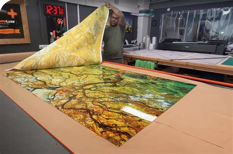 sublimation on metal sheets